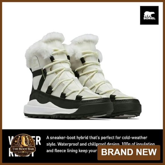 Waterproof Winter Boots with 100g Insulation, Fleece Lined Ankle Booties - Picture 3 of 6